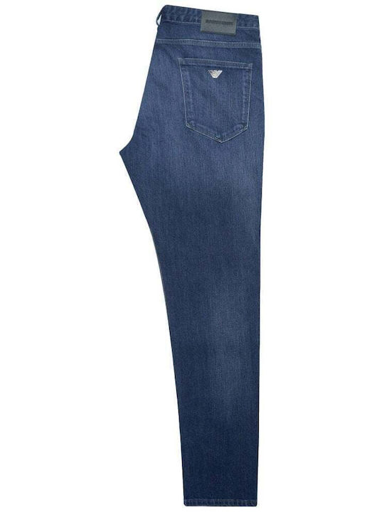 Men's Jeans Pants with Slim Fit Blue