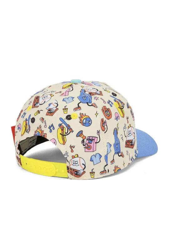 Hello Hossy Kinderhut Jockey Stoff Hellblau