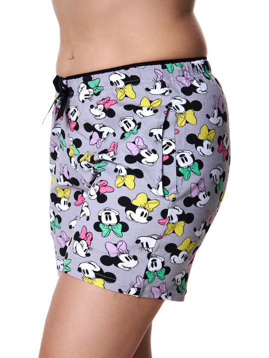 Comfort Pijamale Scurte de Vară pentru Femei Gri