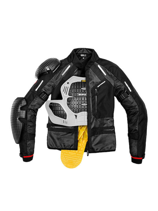 Spidi Tech Armor Summer Men's Motorcycle Jacket Black 026