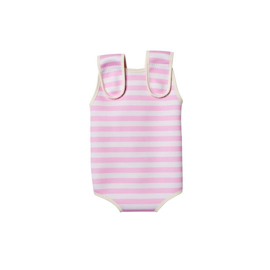 Baby Life Jacket Poppy Peach Pink Stripe Sunnylife