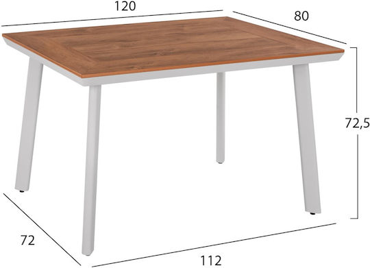 Garten- und Outdoor-Möbelsets 5 Stück Weiß Garten- und Outdoor-Möbelsets 5 Stück Weiß