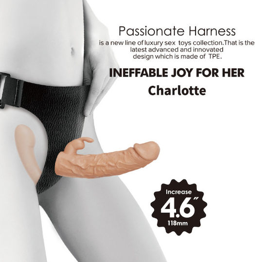 Aph Strap On Intern Extern Vibrator Stimulare Clitoridiană Bw-022081
