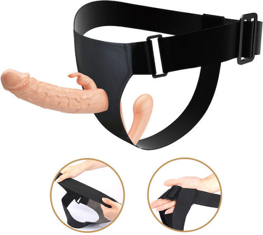 Aph Strap On Intern Extern Vibrator Stimulare Clitoridiană Bw-022081