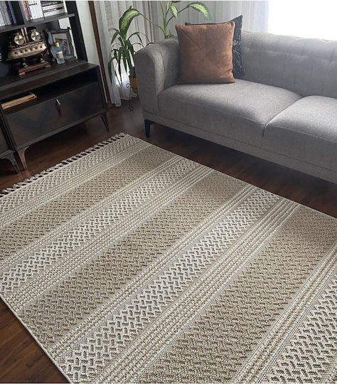 SteweHome Χαλί Διάδρομος Ψάθινο Μπεζ 80x150cm