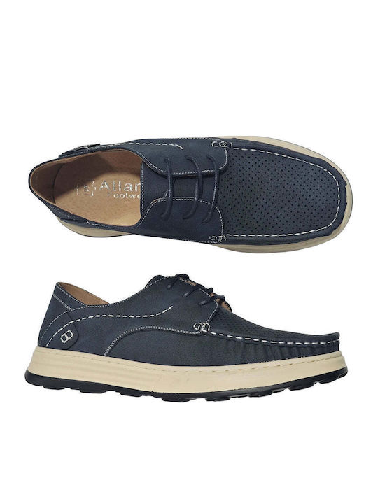 Men's Moccasins in Blue Colour
