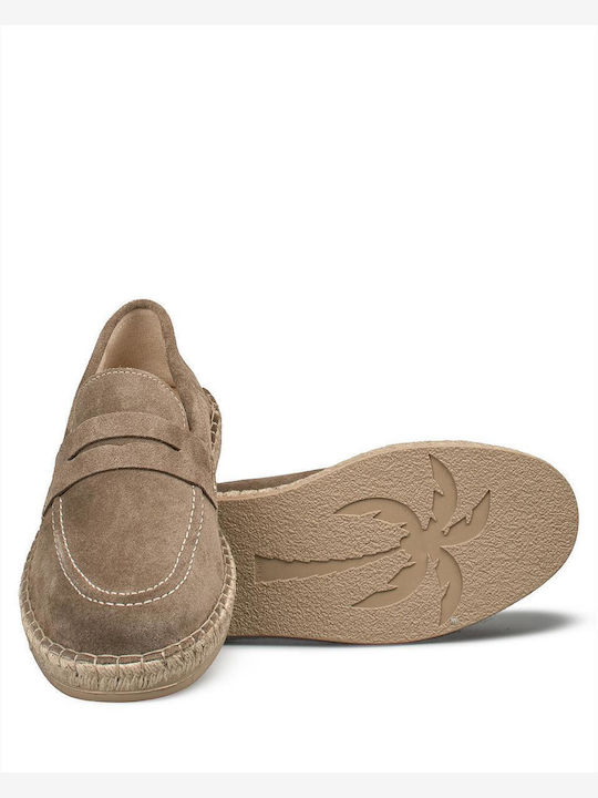 Suede Men's Loafers in Brown Colour