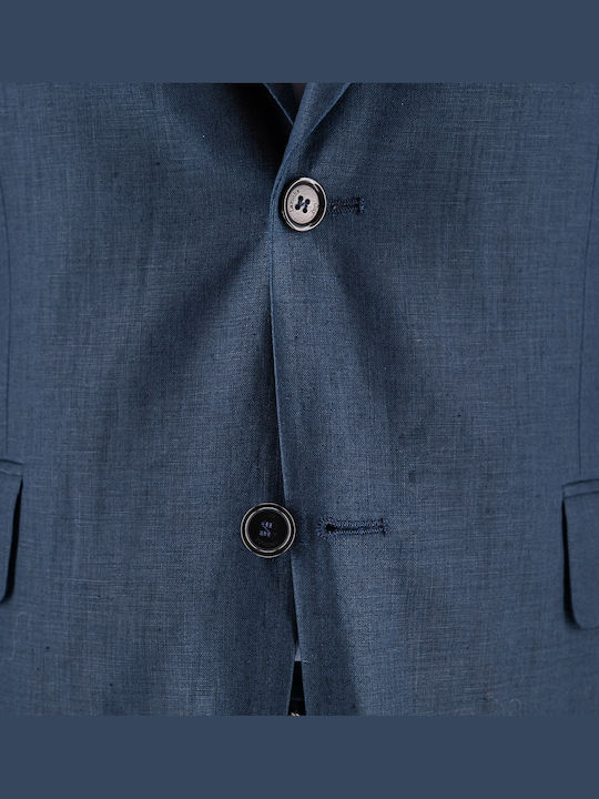 Sommer Herrenanzugsjacke Blau