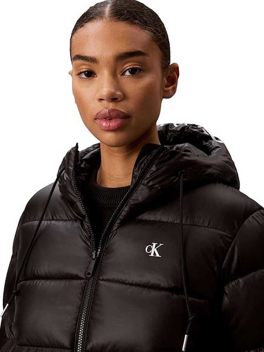 Calvin Klein Яке Puffer Черно
