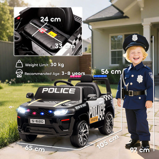 Elektrisches Einsitzer Kinderfahrzeug mit Fernbedienung 12 Volt Schwarze für 5+ Jahre