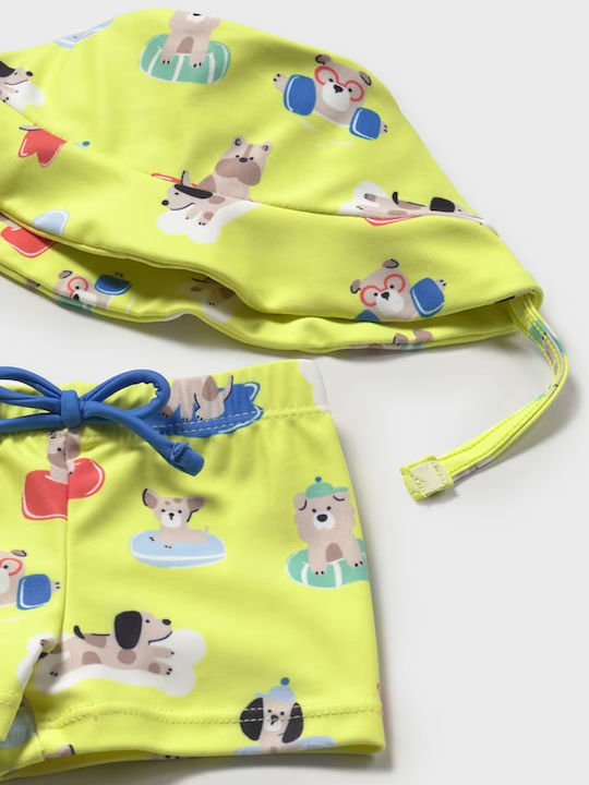 Mayoral Kinder Badebekleidung-Set mit Schirm Grün