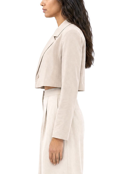 Moutaki Short Women's Blazer Ecru