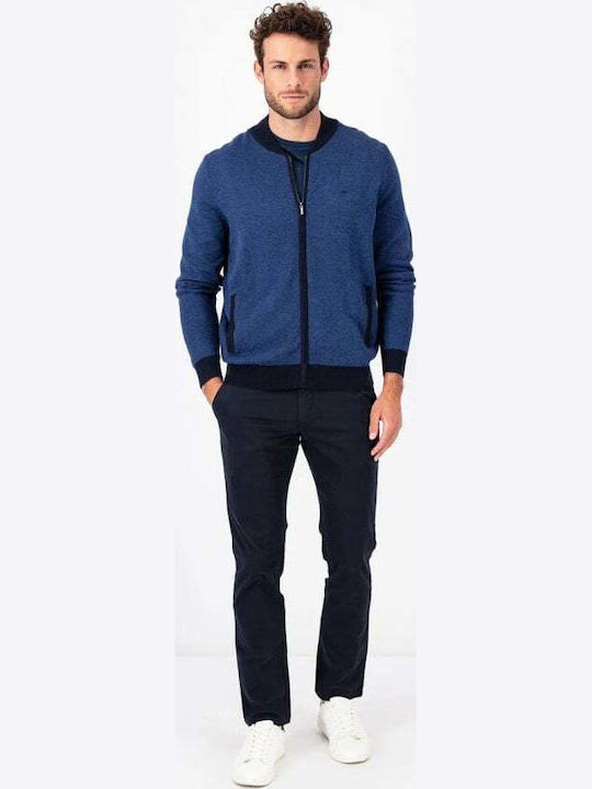 Men's Knitted Jacket Blue