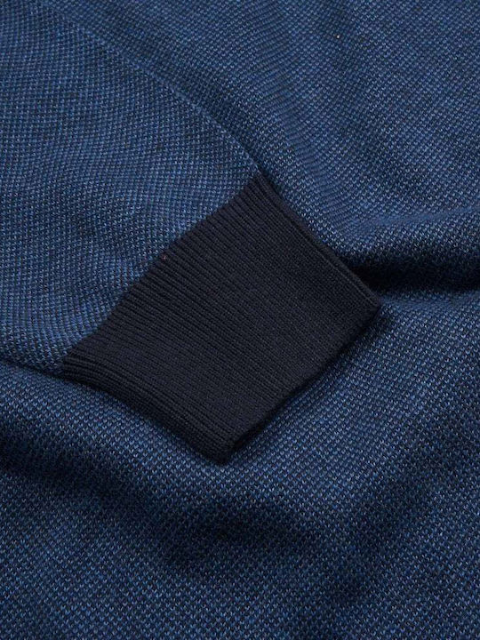 Men's Knitted Jacket Blue