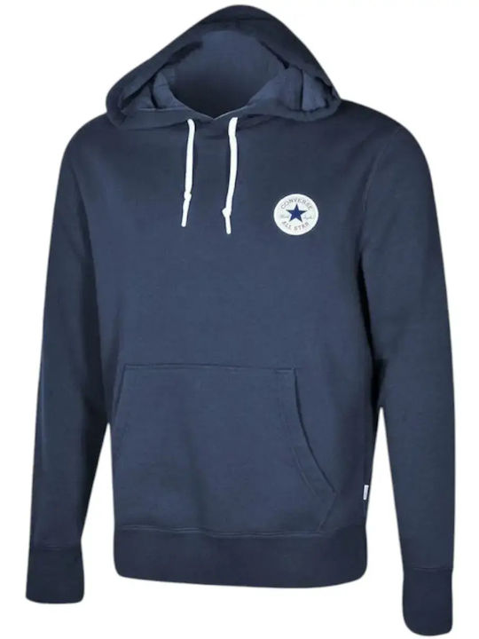 Sweatshirt with Hood Navy Blue