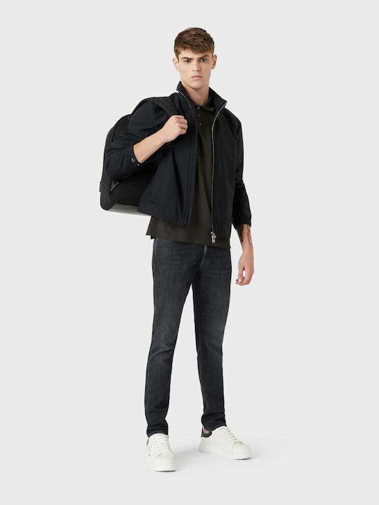 Men's Jeans Pants with Slim Fit Black