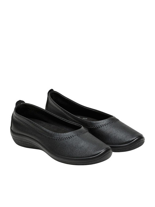 Women's Ballerina Shoes In Black Color