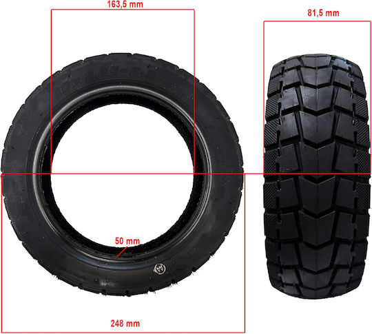 Ελαστικό Tubeless Semi-off-road Tire 10×2.75-6.5 Aoxin