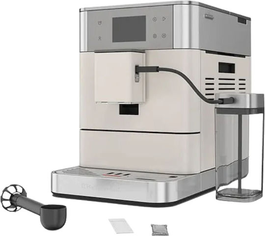 Kitchenaid KF7 Αυτόματη Μηχανή Espresso με Μύλο Άλεσης Λευκή 5KES8557BPL