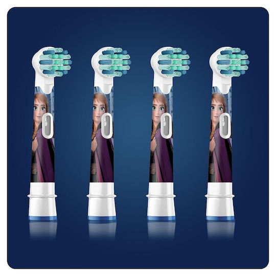 Oral-B Electric Toothbrush Replacement Heads Frozen 4 Pieces