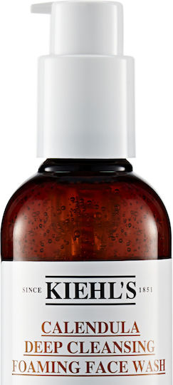 Kiehl's Calendula Deep Cleansing Foaming Face Wash Gel Cleansing Face 230ml