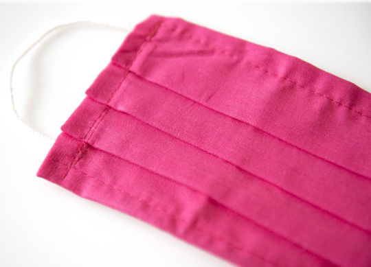 Osio OFM-3209F Fabric Face Protection Mask Fuchsia Protective Mask Fabric Fuchsia OFM-3209F 1pcs