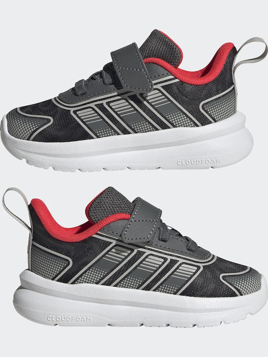 Tensaur Run Kinder Sportschuhe Running mit Schnürsenkeln Schwarze