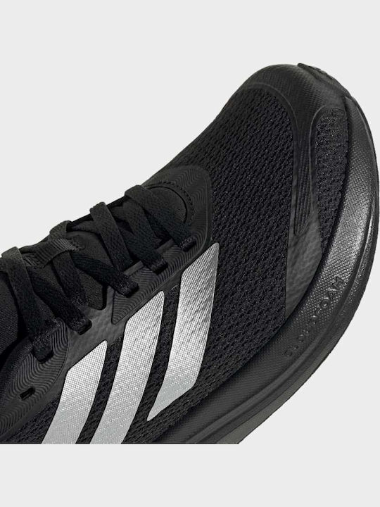 Runfalcon Kinder Sportschuhe Running mit Schnürsenkeln Schwarz