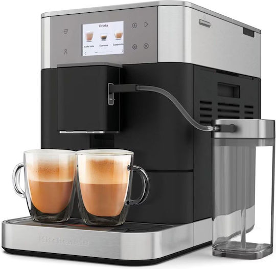 Kitchenaid KF7 Αυτόματη Μηχανή Espresso με Μύλο Άλεσης Black 5KES8557BBK