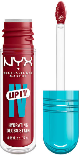 NYX Professional Makeup Lip IV Lip Gloss 10 Berry Thirsty Hydrating 5ml