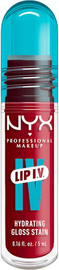 NYX Professional Makeup Lip IV Lip Gloss 11 Red-y.set.wet! Hydrating 5ml