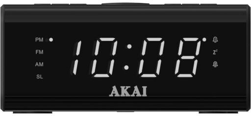 AKAI Tisch-Digitaluhr mit Wecker & Radio ACR-2010 AKAI Tisch-Digitaluhr mit Wecker & Radio ACR-2010