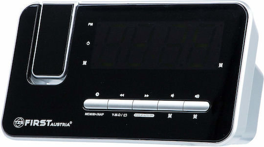 First Austria Ceas De Masă Digital Led Cu Ceas Deșteptător Și Radio FA-2421-7