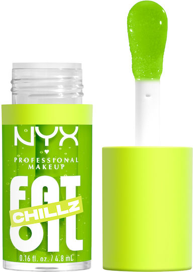 NYX Professional Makeup Fat Chillz Lip Oil 19 Kiwi Freezie 4.8ml