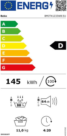 Beko BM3T41233WB Сушилня 11kg с Термопомпа