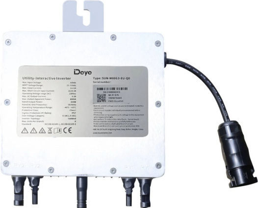 Deye SUN-M80G3-EU-Q0 Inverter Power 800W (Single Phase)