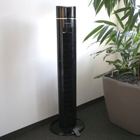 First Austria Ανεμιστήρας Πύργος 60W με Τηλεχειριστήριο Μαύρος