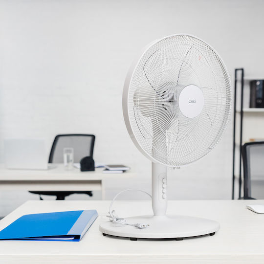 Osio Ανεμιστήρας Ορθοστάτης 50W Λευκός