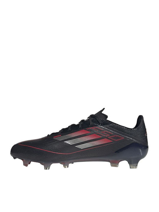 Elite Football Shoes with Cleats FG Black
