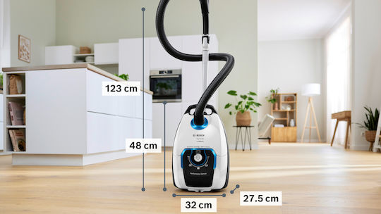 Bosch BGL8SILS Staubsauger 650W Eingetütet 5Es Weiß