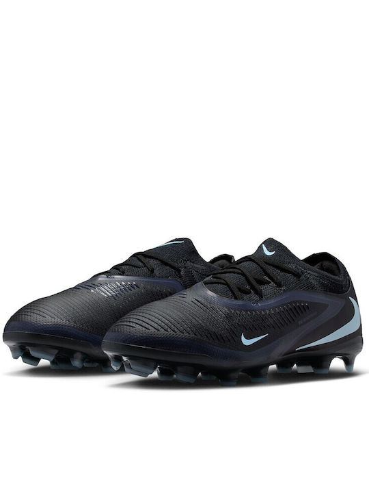 Nike Phantom 6 Low Pro Футболни Обувки с Бутони FG Черни