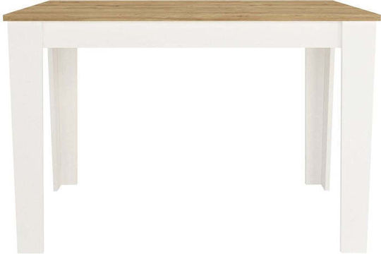 Esstisch aus Holz Weiß 72x72cm