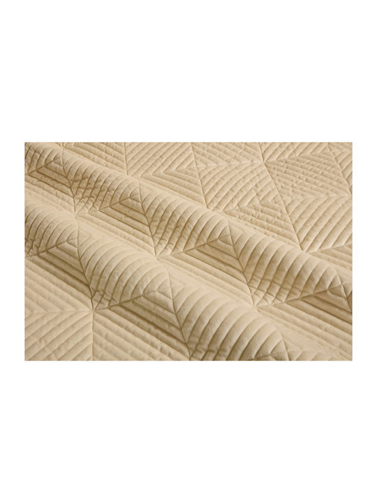 Liolios Home Set Coverlet Semi-double Cream 180x240cm 2pcs
