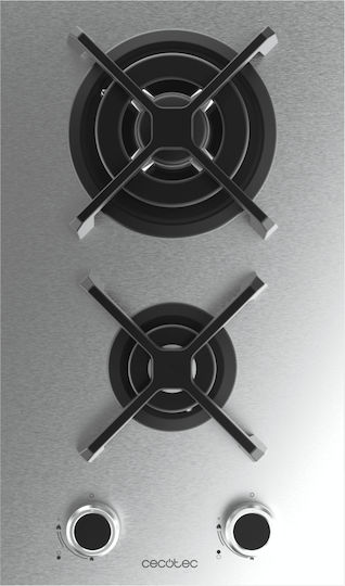 Cecotec Squad Domino Газов Автономен Плот Inox 29x51 см Сребърен