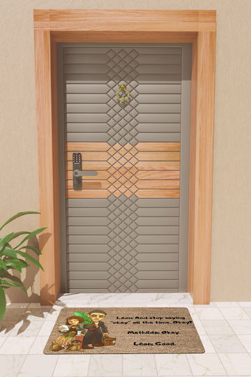 SteweHome Πατάκι Εισόδου Καφέ STE-031808-P31808 Καφέ
