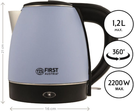First Austria Βραστήρας 1.2lt 2200W Μπλε
