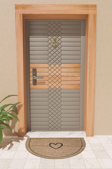 SteweHome Pată de Intrare Antiderapant Maro Grosime 10mm
