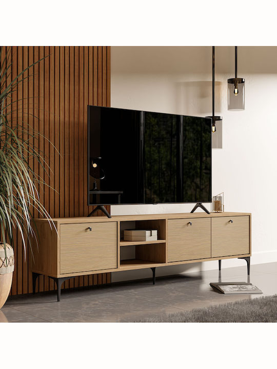 Brown TV Stand L180xD35xH51cm
