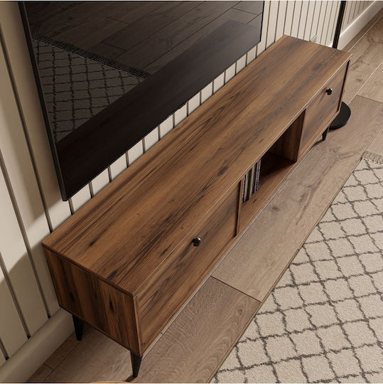 Έπιπλο Τηλεόρασης Καφέ Μ138xΠ30xΥ42cm