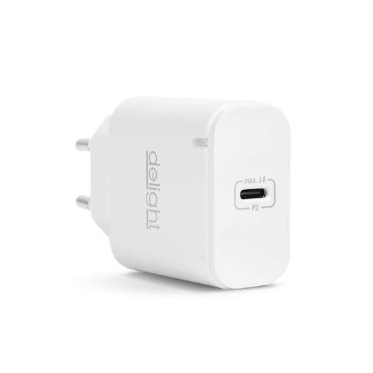 Alista Home Incarcator Fără Cablu cu Port USB-C 20W Power Delivery Alb (GLB_55046WH)